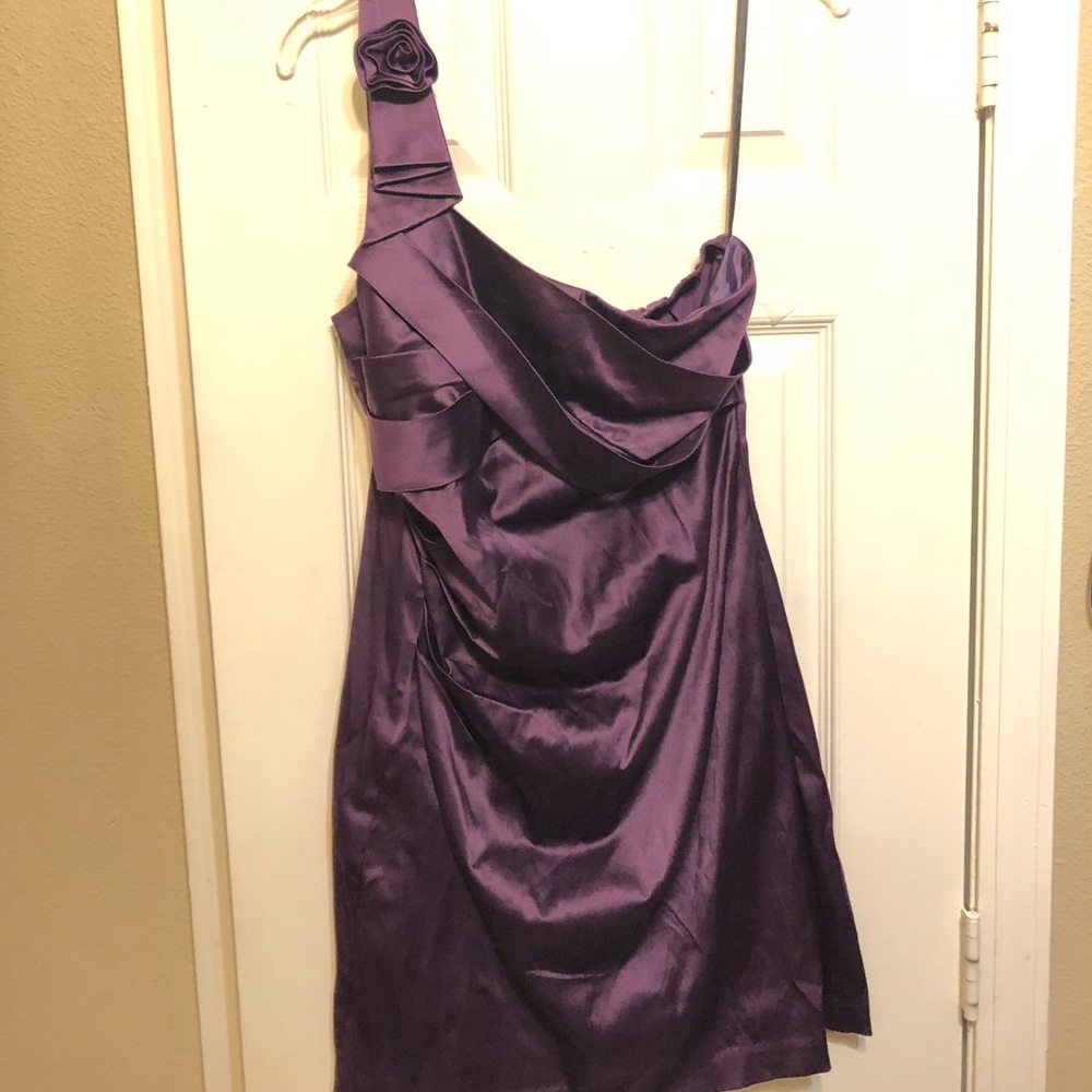 One shoulder dress semi-formal dress